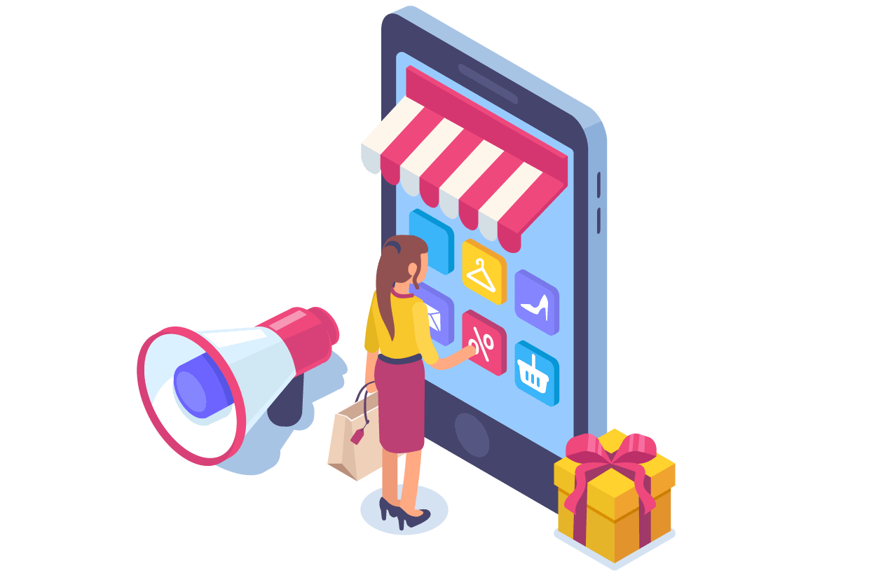 ada ecommerce illustration